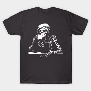 skeleton drink coffee T-Shirt